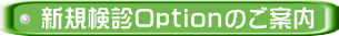 新規検診Optionのご案内